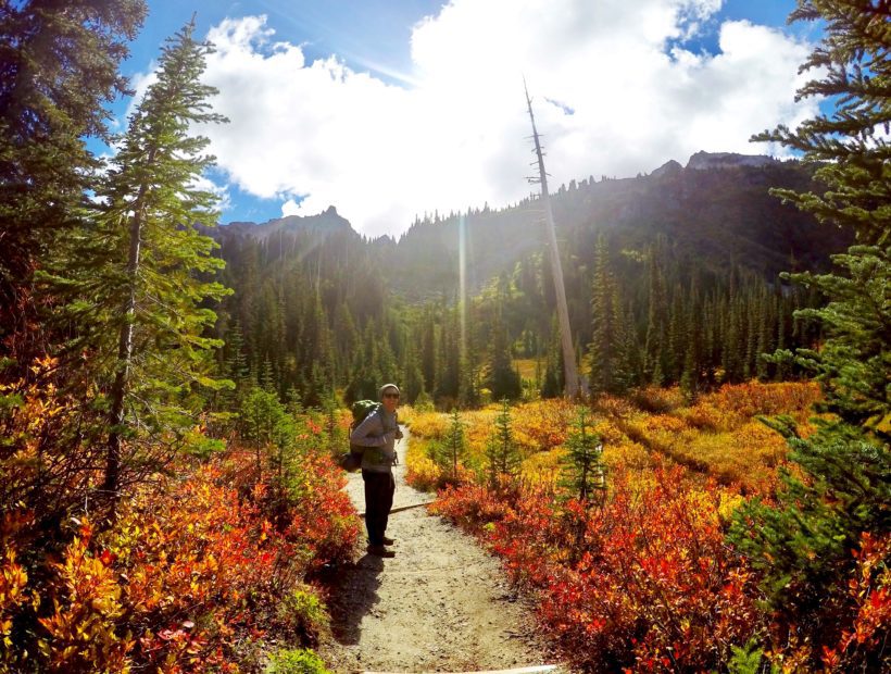 Kaitlyn TNAA traveler at Mt Rainier